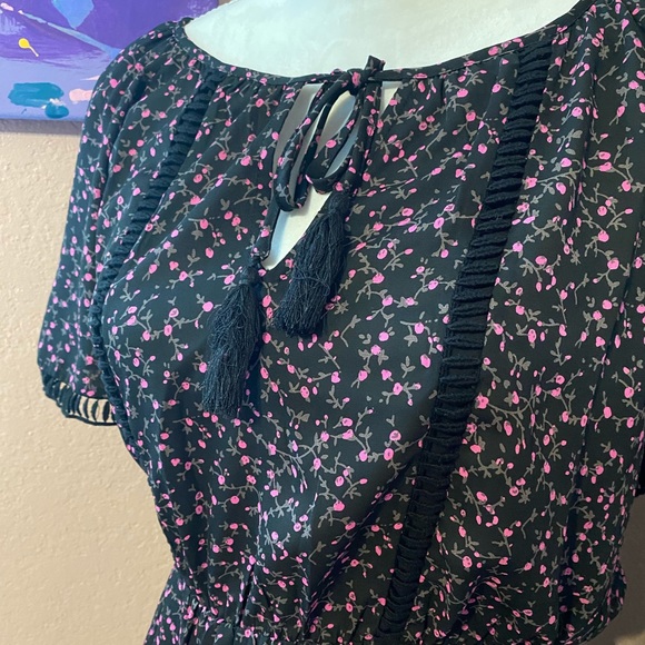 Collective Concepts Floral Tiered Dress - Picture 4 of 4